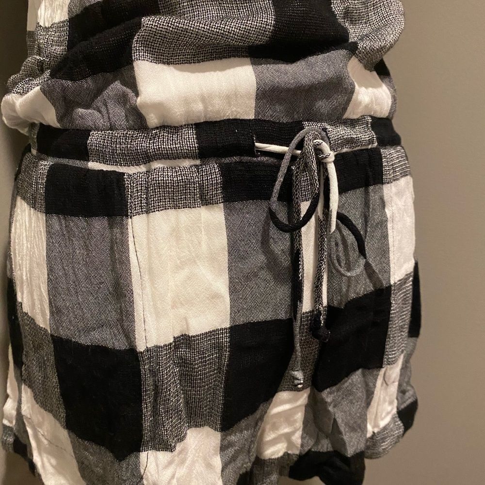 Anthropologie Cloth & Stone checkered gingham romper - Picture 8 of 15